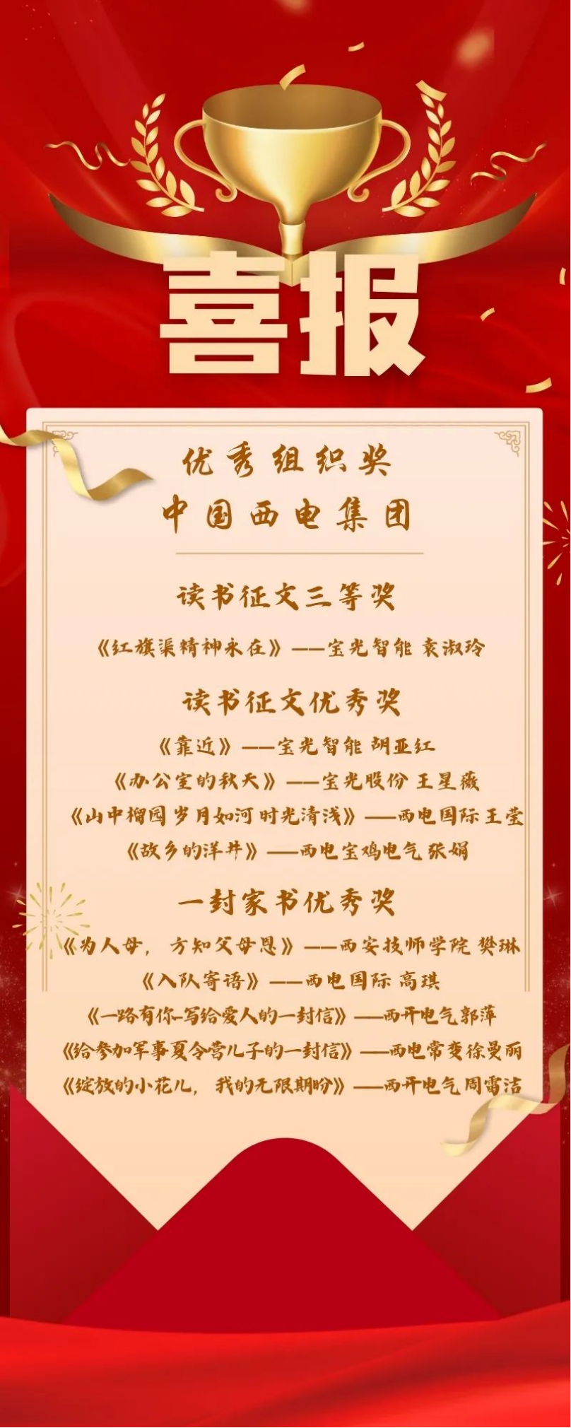 榜上有名！“書(shū)香三八”評(píng)選揭榜，西電巾幗收獲豐碩！